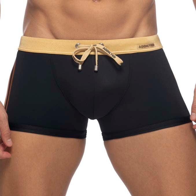 Boxer de Bain Addicted Black Striped ADS282