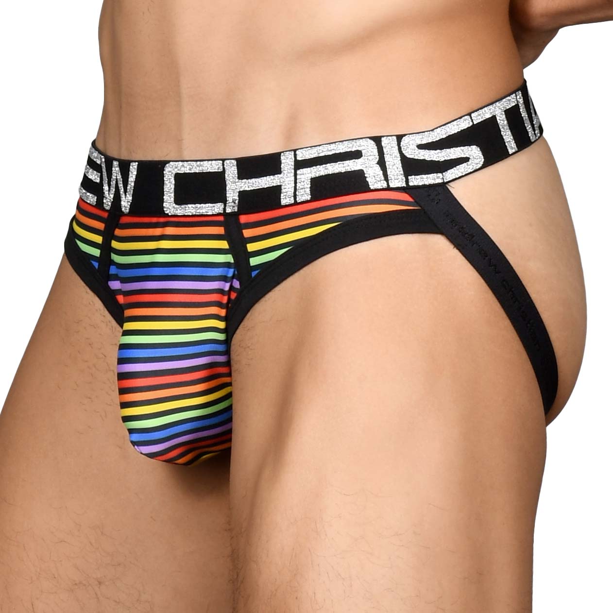Jock Strap Andrew Christian Disco pride Stripe 91554