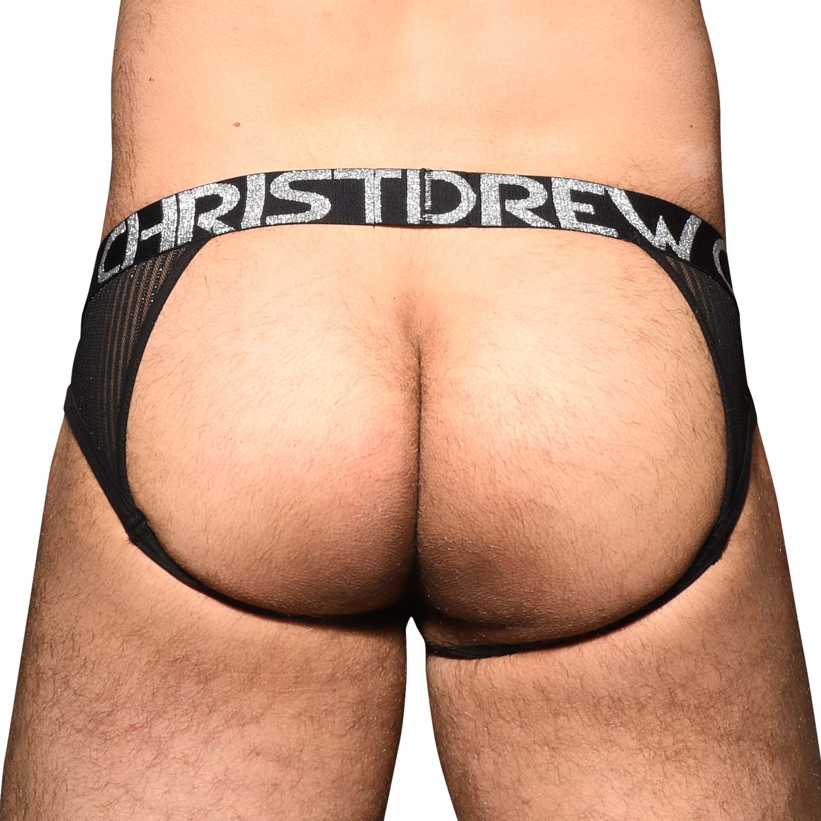 Jock Strap Andrew Christian Sheer Sparkle Stripe 92031
