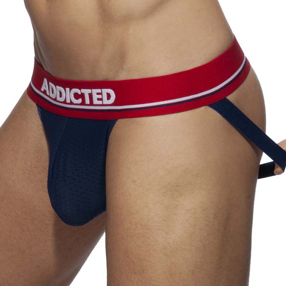 Jock Strap Cockring Addicted Mesh AD924