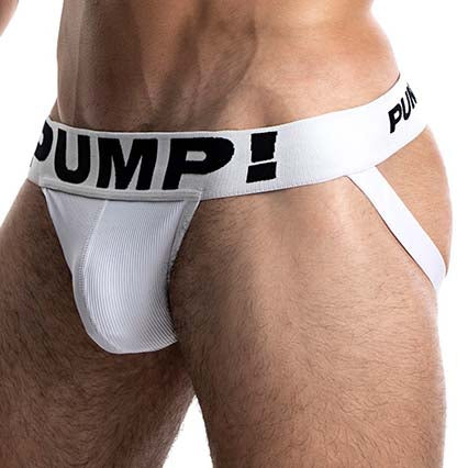 Jock Strap Pump! White 15005