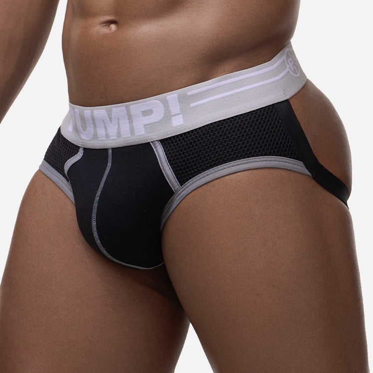 Jockstrap Pump! Courtside Full Front 15102 Noir