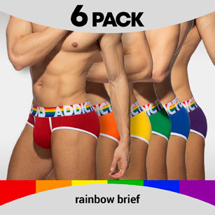 Pack de 6 Slips Addicted Rainbow AD1142P
