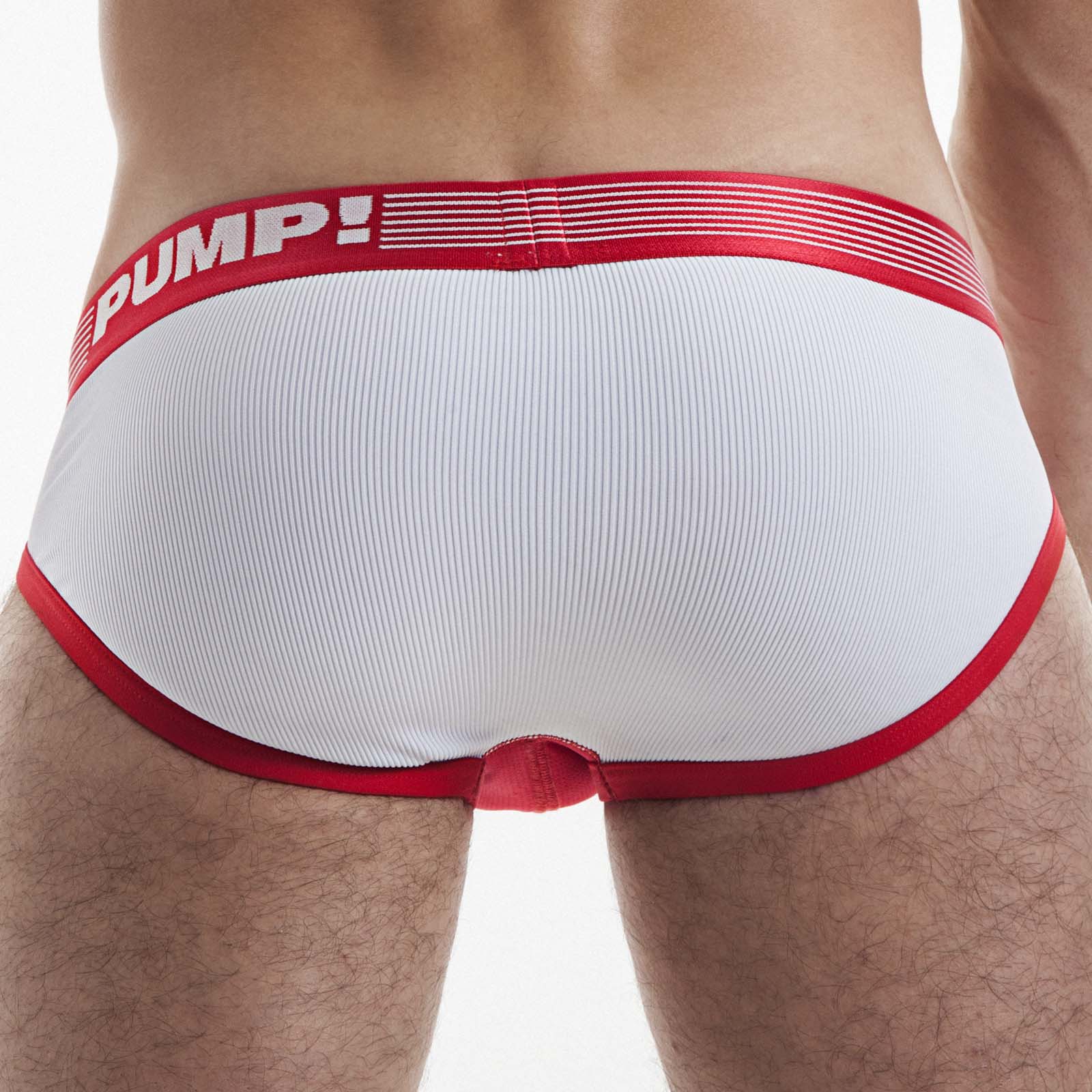 Slip Pump! Red Ribbed 12043