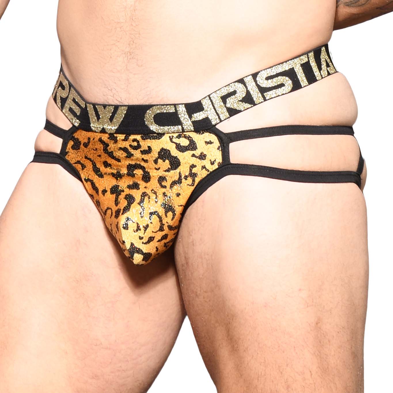 String Andrew Christian Glam Leopard Almost Naked 91915
