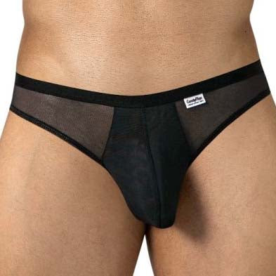 Candyman Mesh-lace Thong 99971 Black