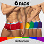 Pack de 6 Boxers Addicted Rainbow AD1143P
