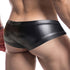 Boxer Cut4Men Black Leatherette C4M10