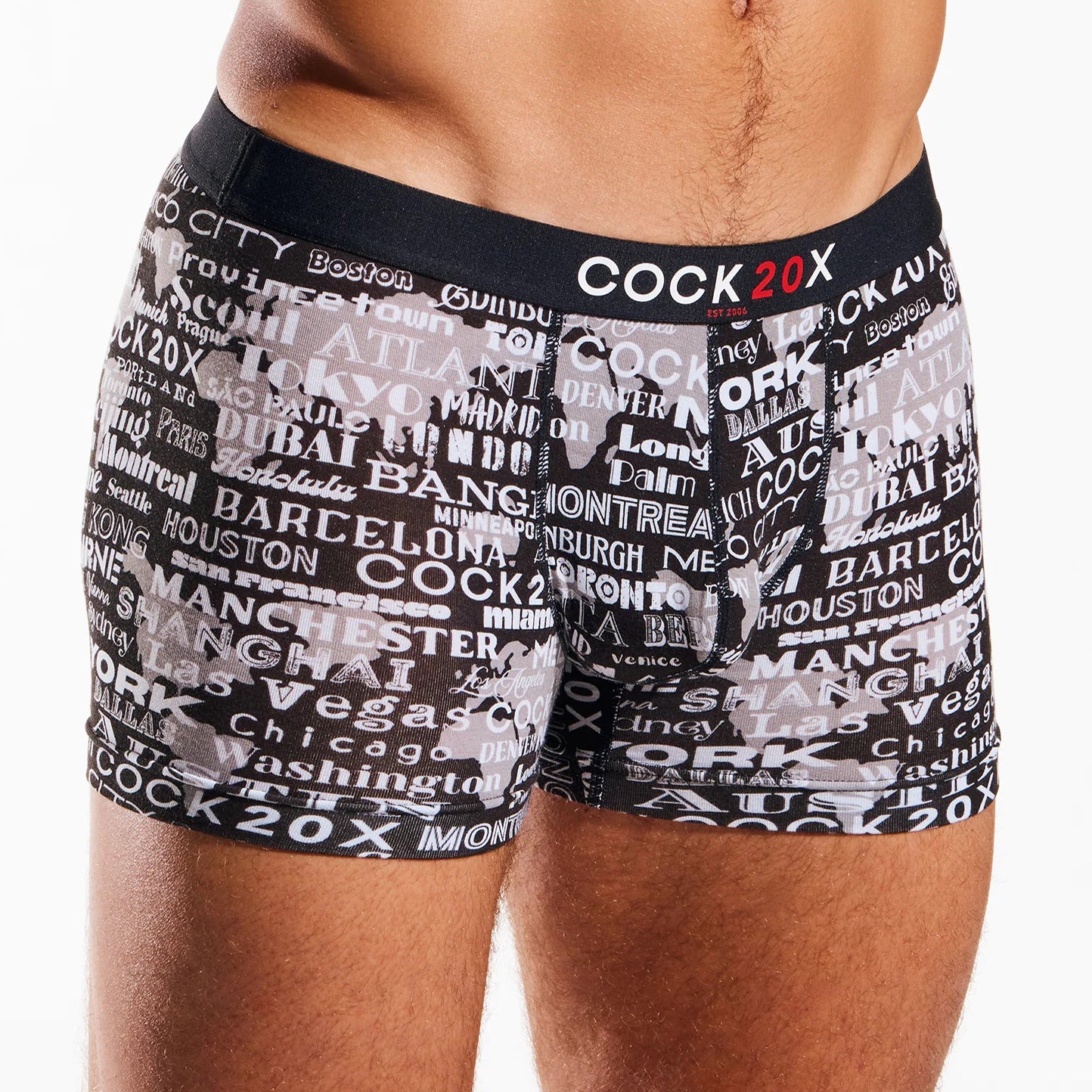 Boxer CockSox Vicennial Black CX12MD noir