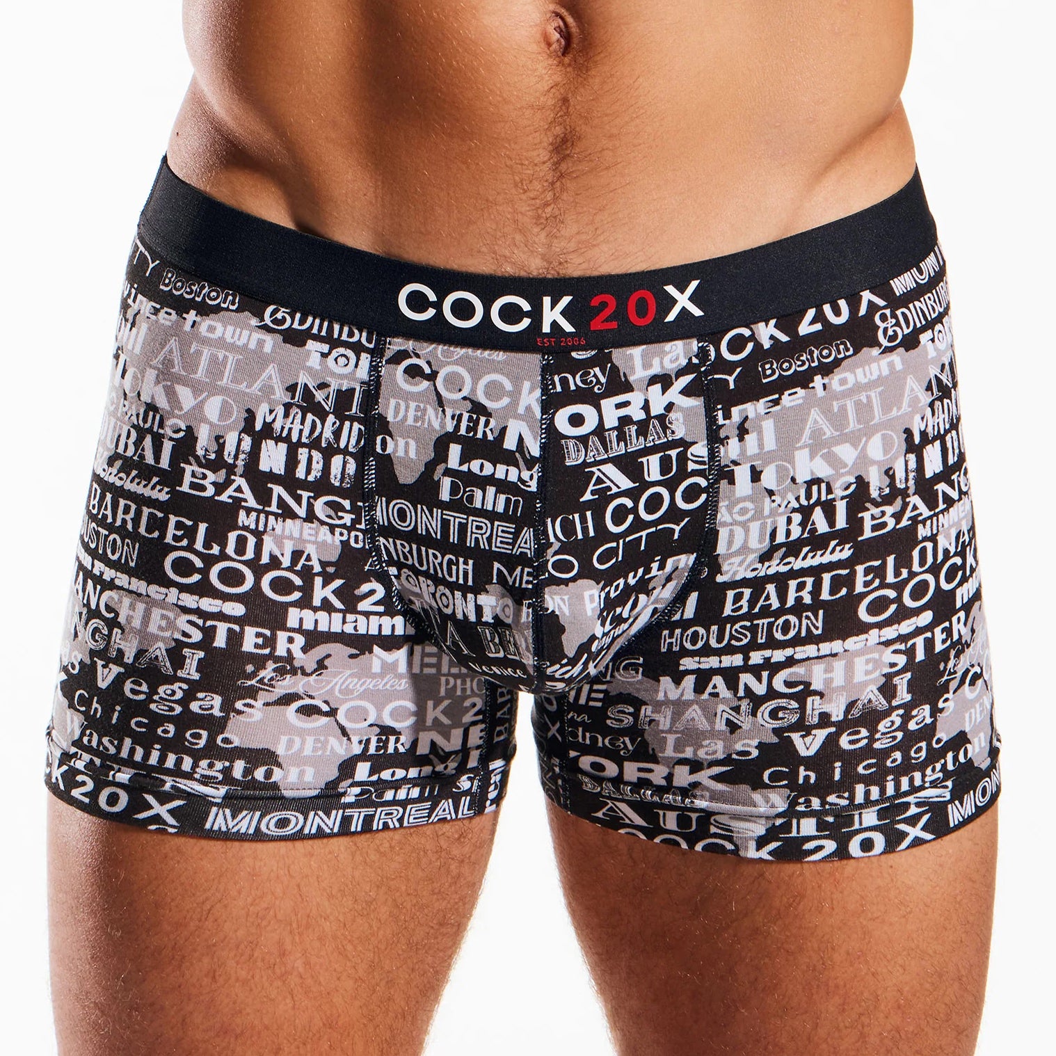 Boxer CockSox Vicennial Black CX12MD noir