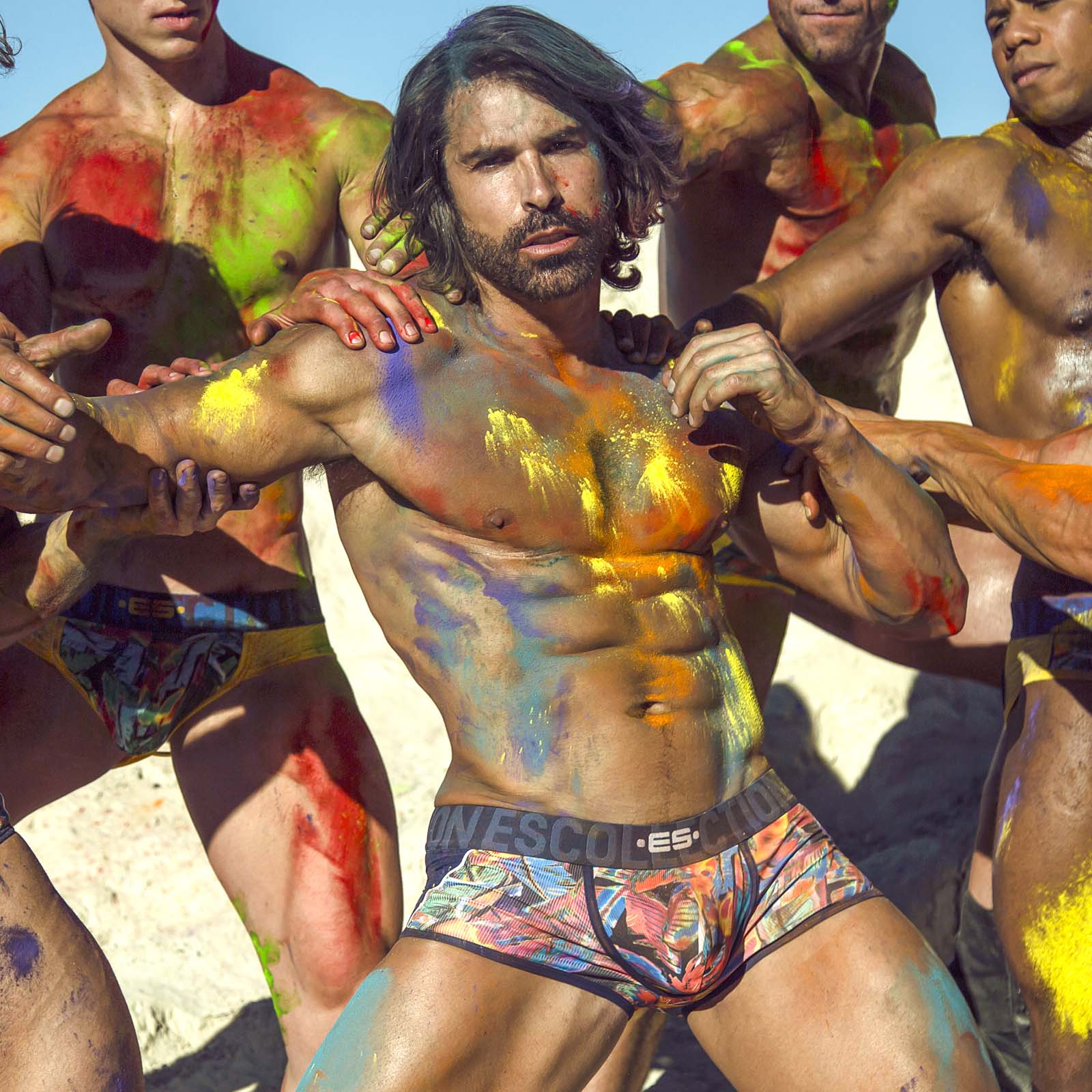 Boxer ES Collection Floral Mesh UN418