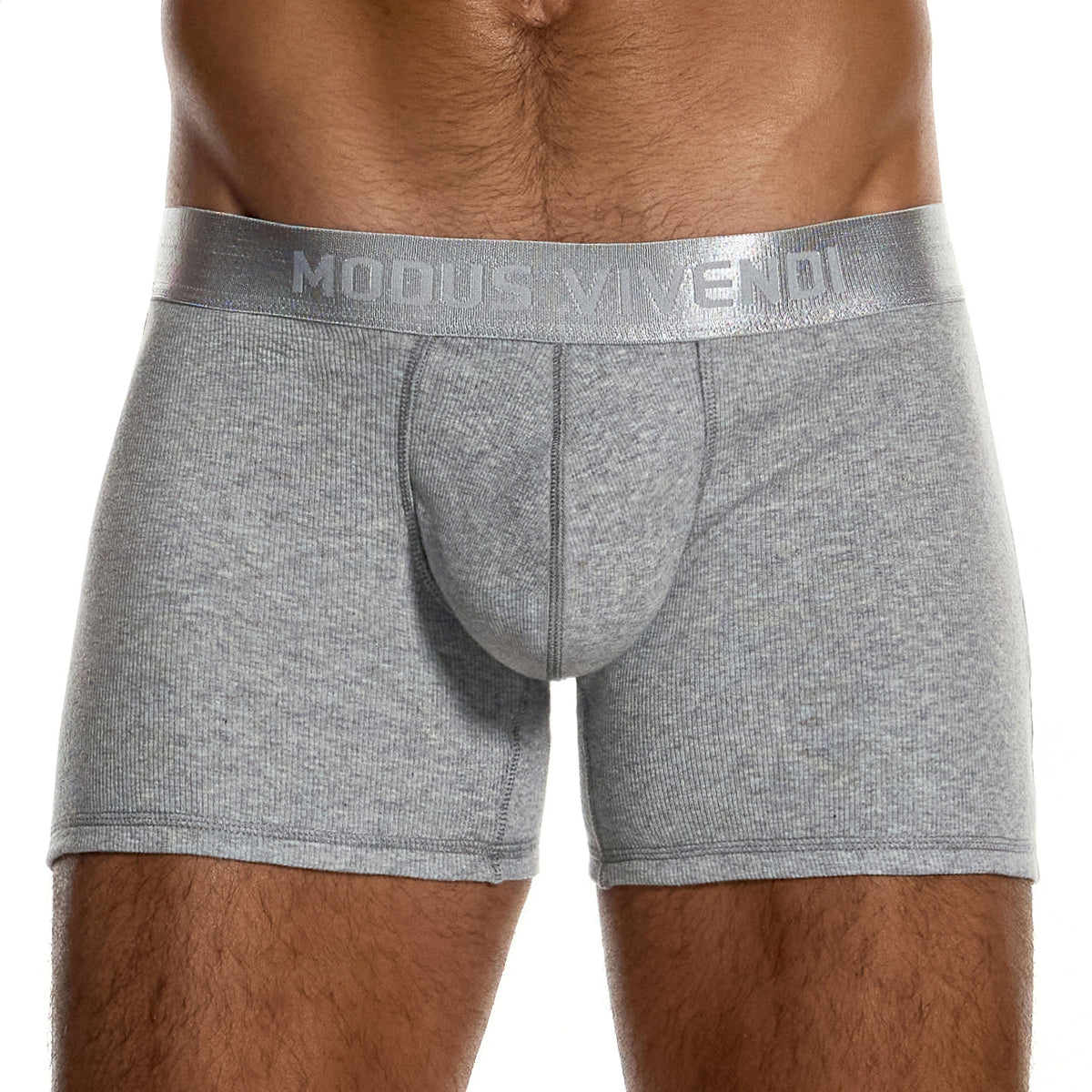 Boxer Modus Vivendi Ribbed Cotton 20623 Gris
