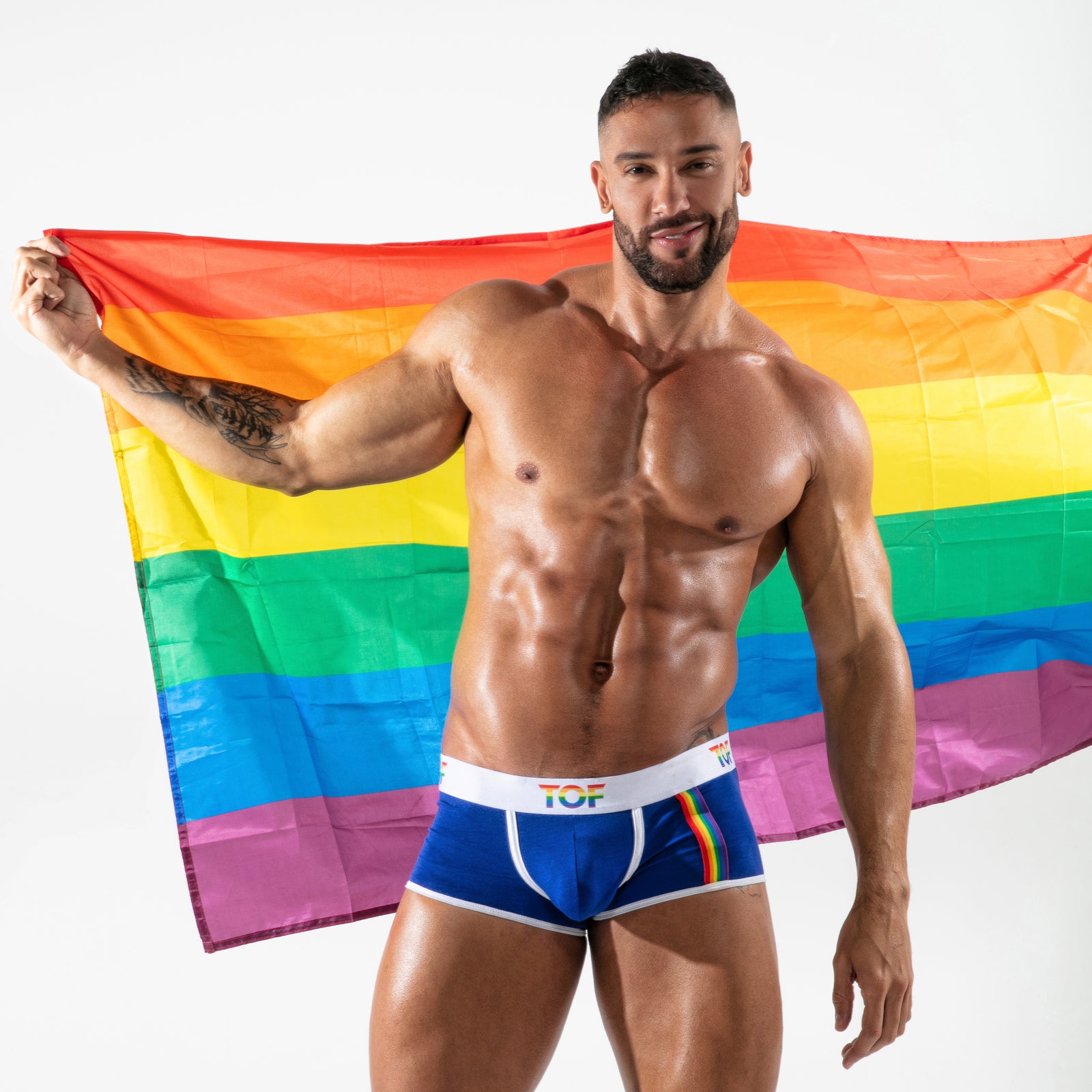 Boxer Joyful Pride TOF PARIS TOF597BU Blue