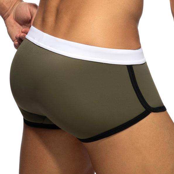 Shorty de bain Addicted Plain ADS164 Kaki