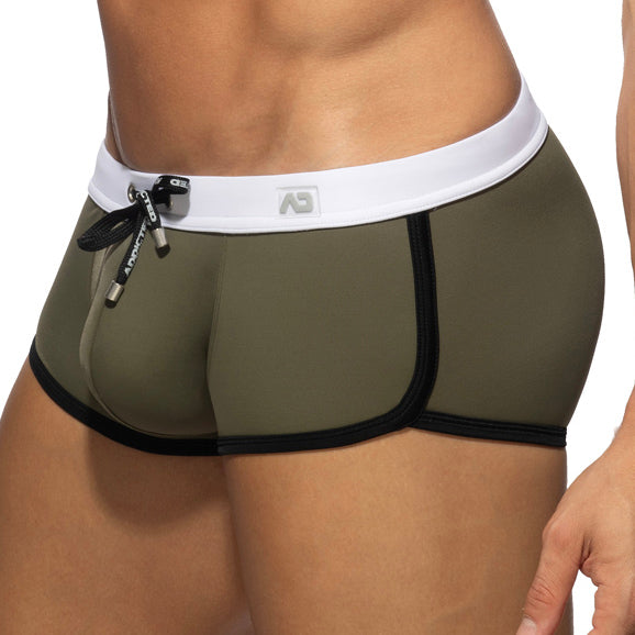 Shorty de bain Addicted Plain ADS164 Kaki