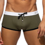 Shorty de bain Addicted Plain ADS164 Kaki