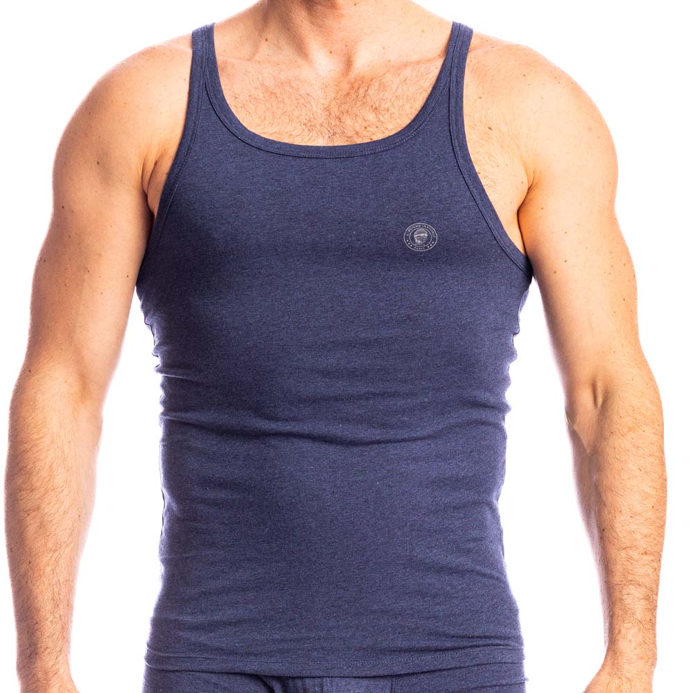 Debardeur L Homme Invisible Bleu de Chine MY63C49