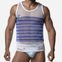 Pump! Marine Mesh Tank Top 14037 White