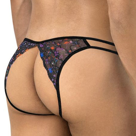 Jockstrap Candyman Printed Mesh 99977 Noir