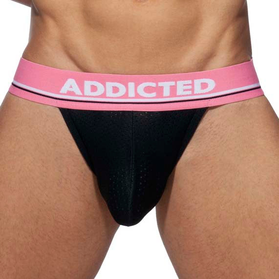 Jock Strap Cockring Addicted Mesh AD924