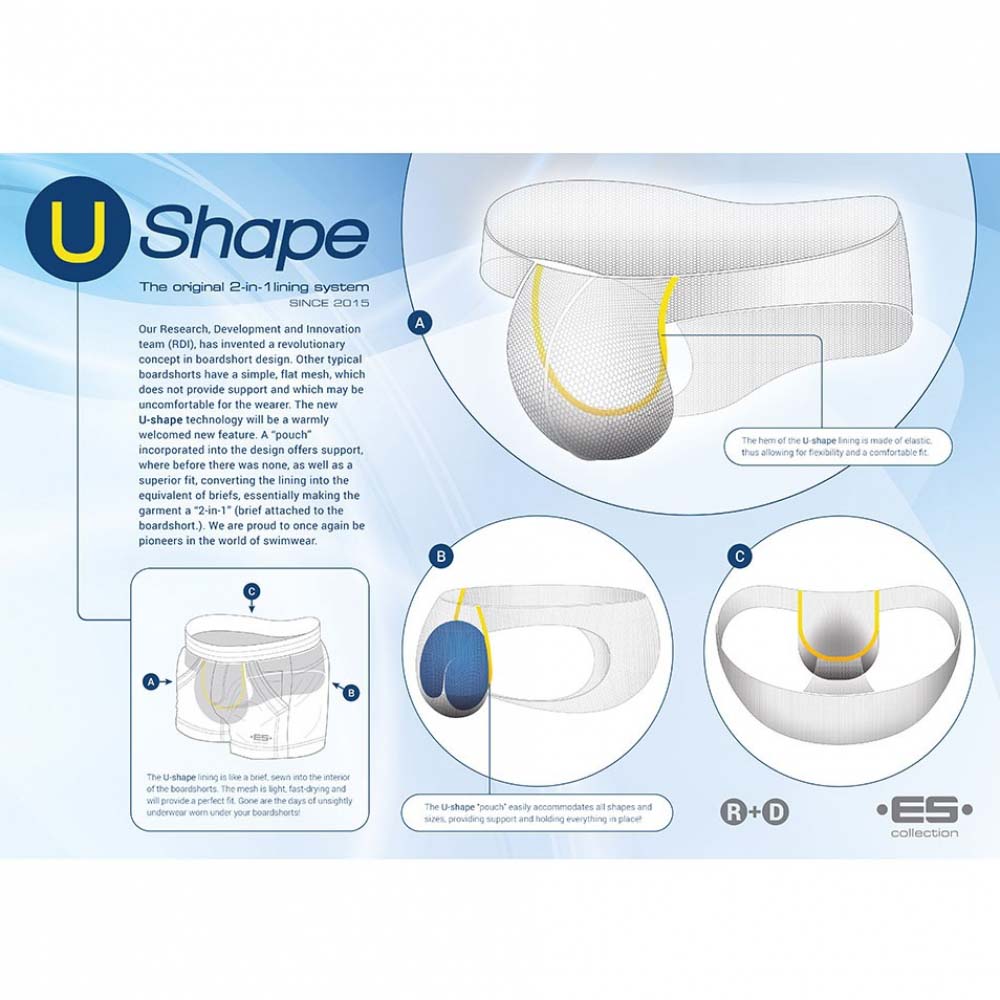 Short de Bain ES Collection 1629 palme