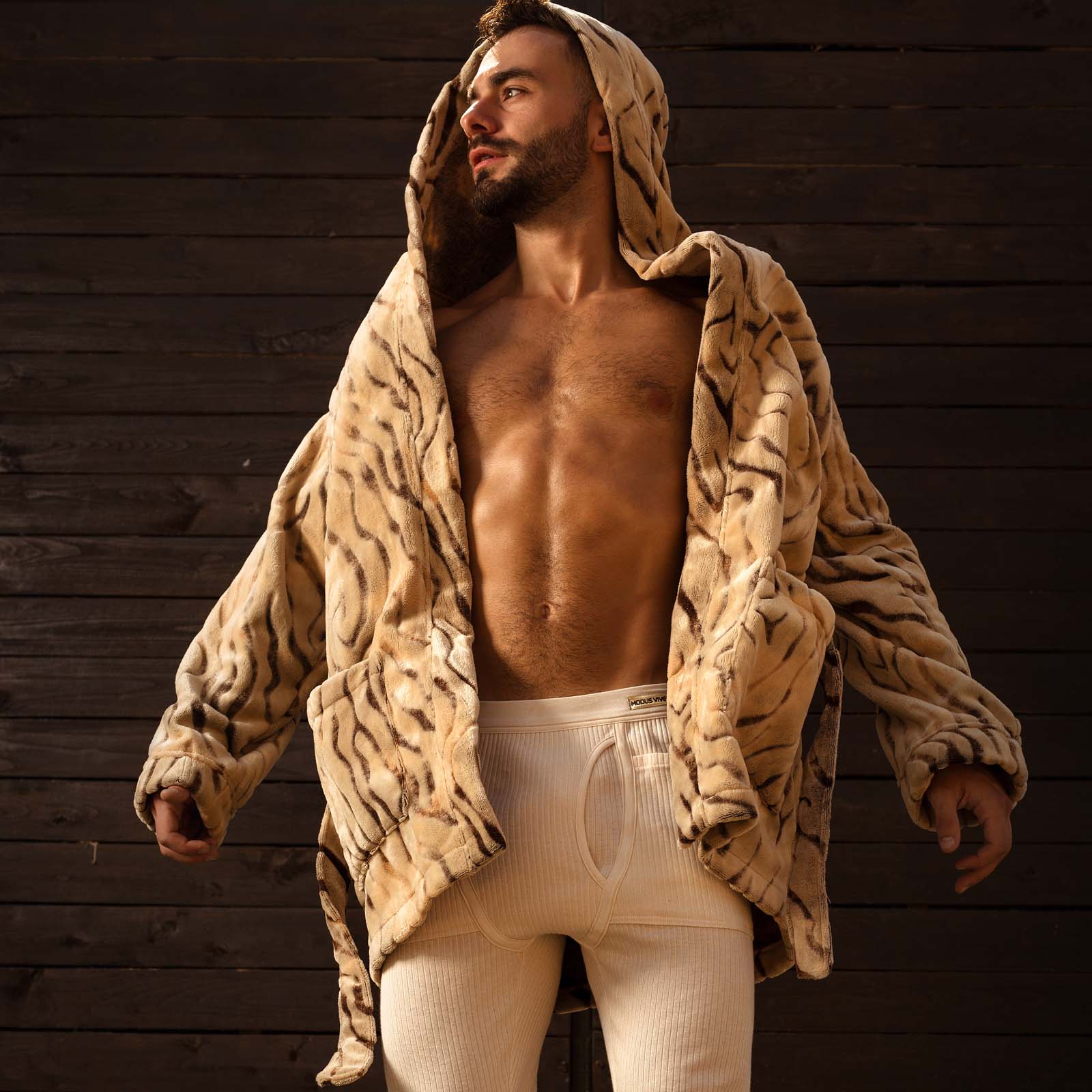 Peignoir Court Modus Vivendi Tiger 15852