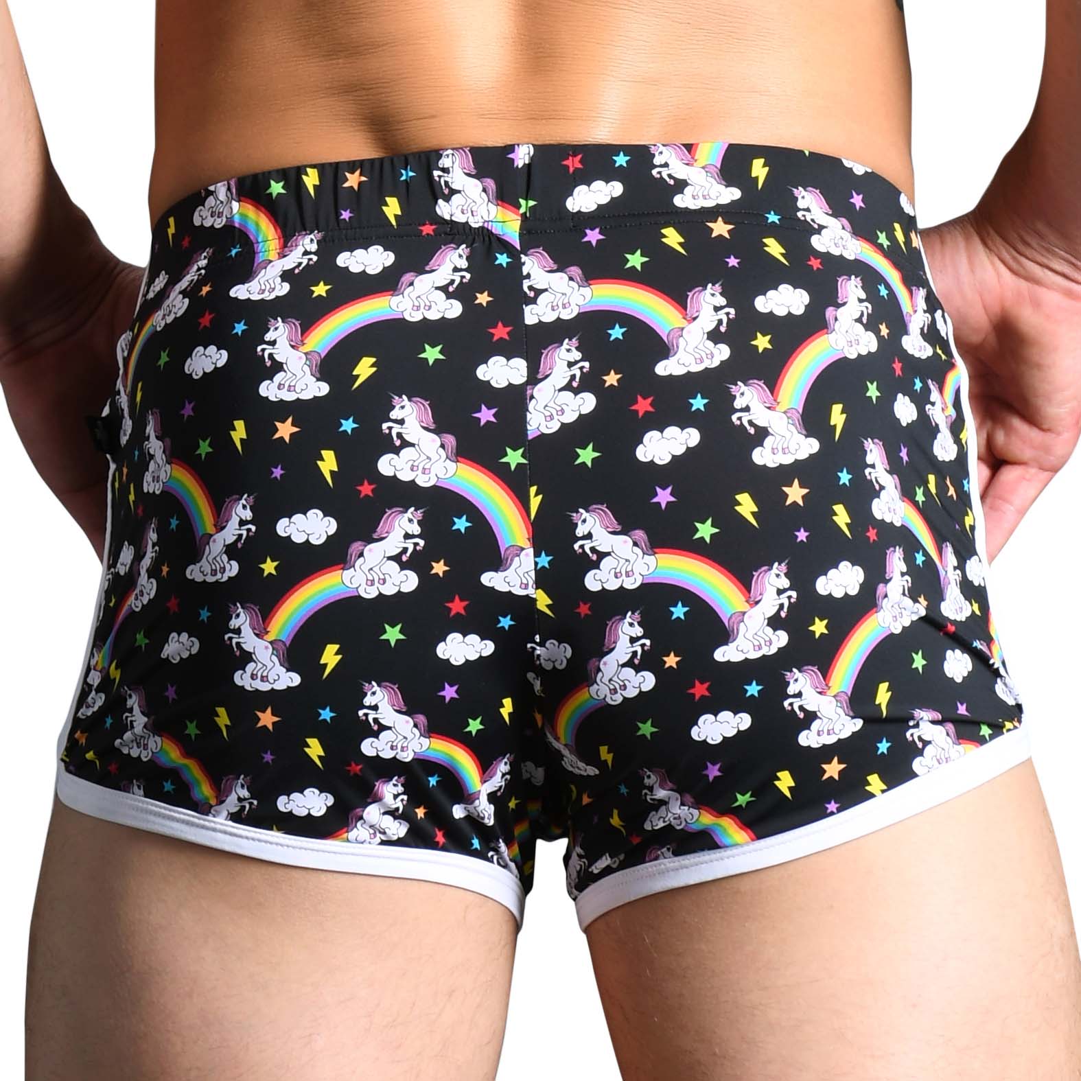 Short Andrew Christian Rainbow Unicorn 6451