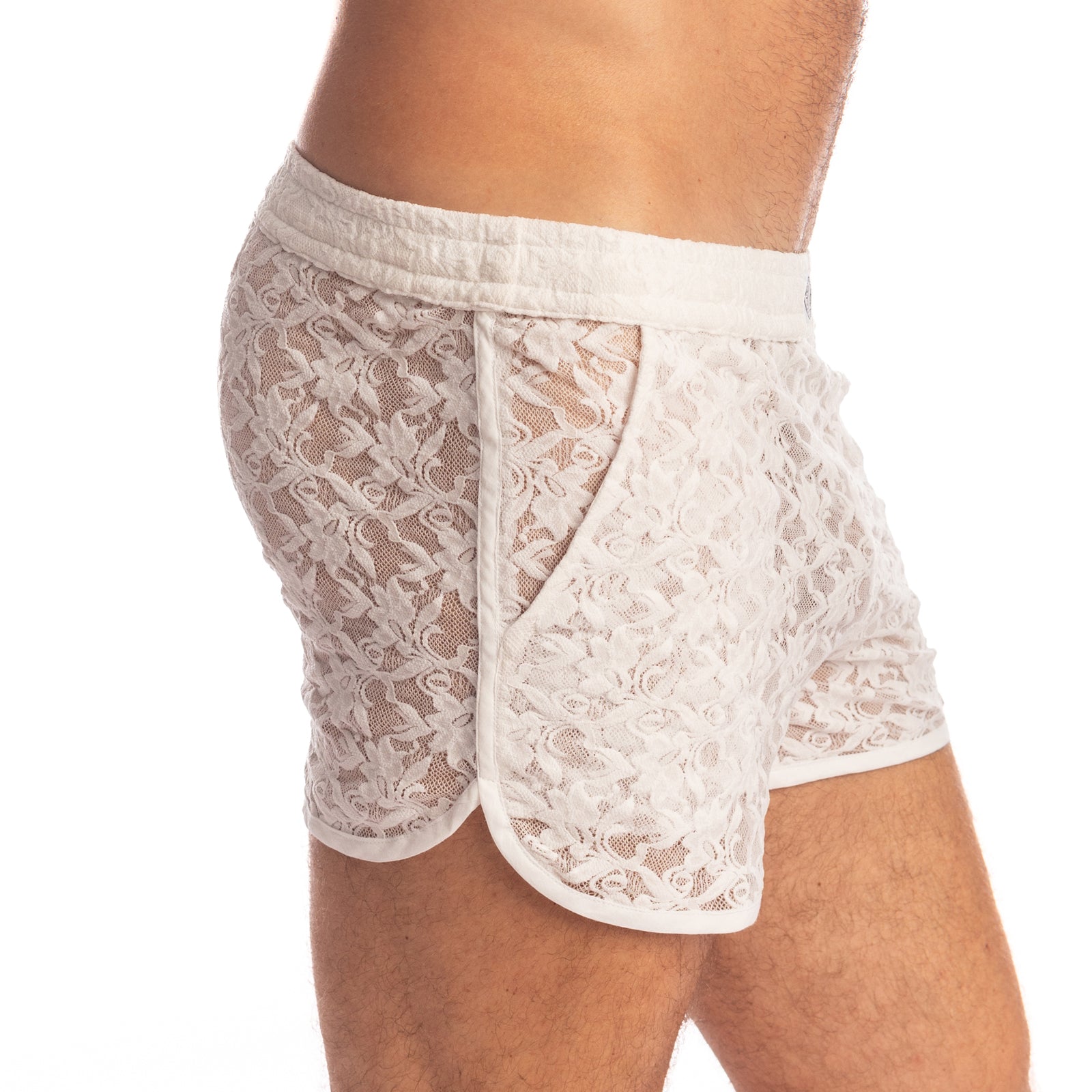 Short L Homme Invisible White Lotus HW130ARA