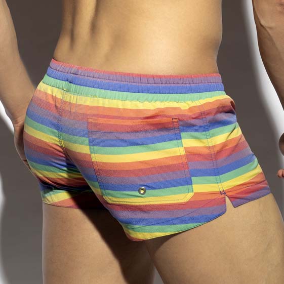 Short de Bain ES Collection Rainbow Multi Stripes 2304