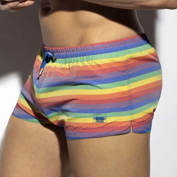 Short de Bain ES Collection Rainbow Multi Stripes 2304
