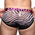 Slip Andrew Christian Sheer Mesh Zebra 91595