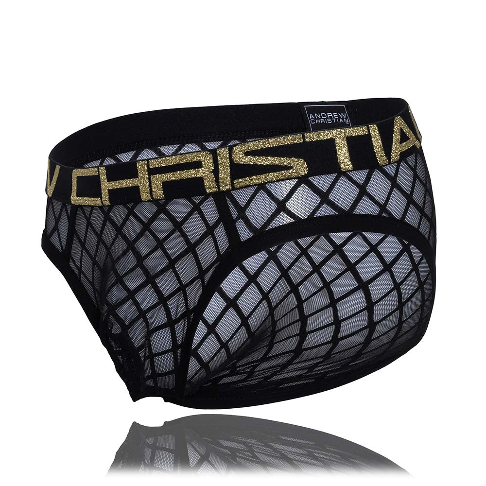 Slip Andrew Christian Lattice Lace Sheer 91409