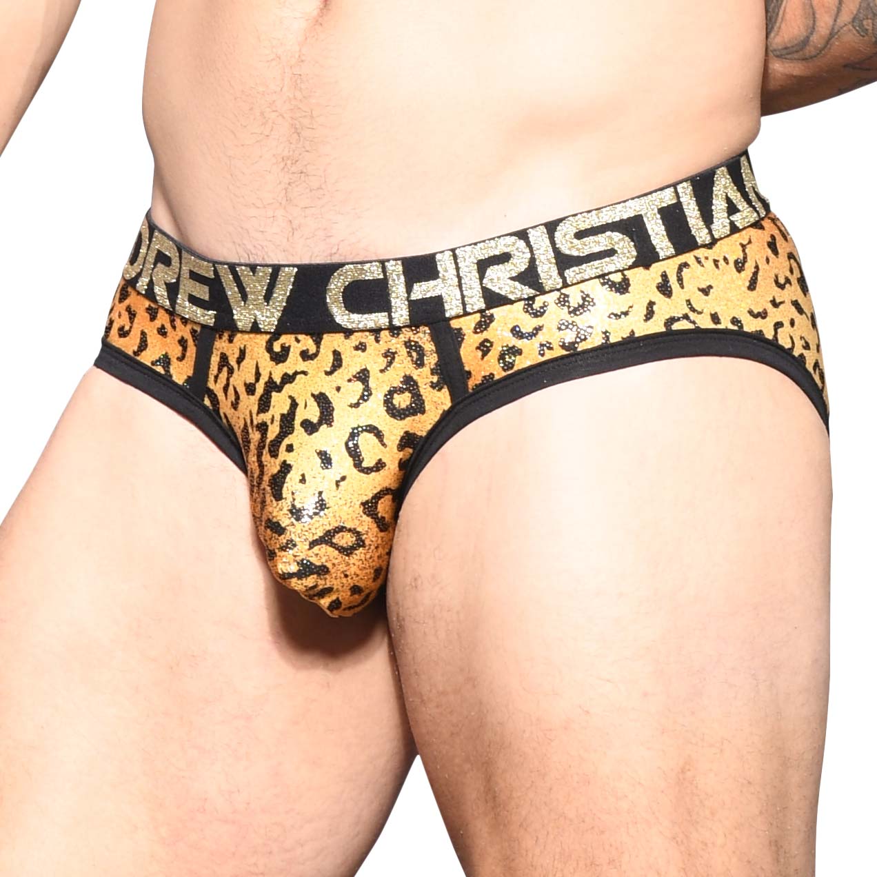Slip Andrew Christian Glam Leopard Almost Naked 91913