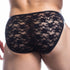 Slip Cut4Men Black leatherlike L4CE01