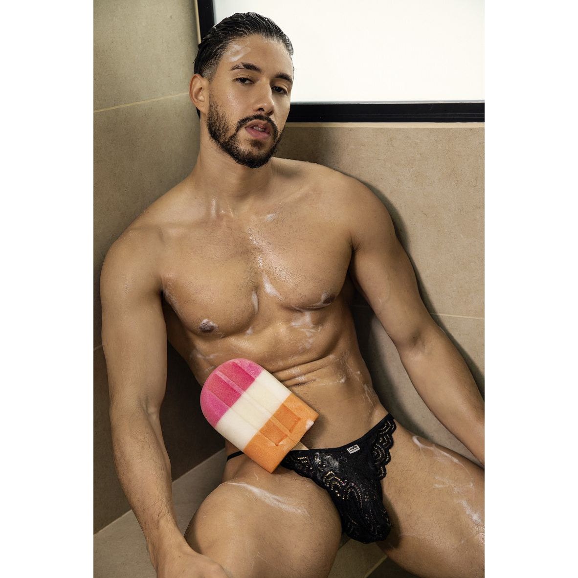 Slip Candyman Lace 95002 Noir