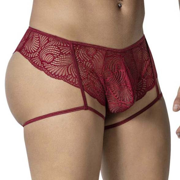 Slip Candyman Garter Lace 99905 Bordeaux