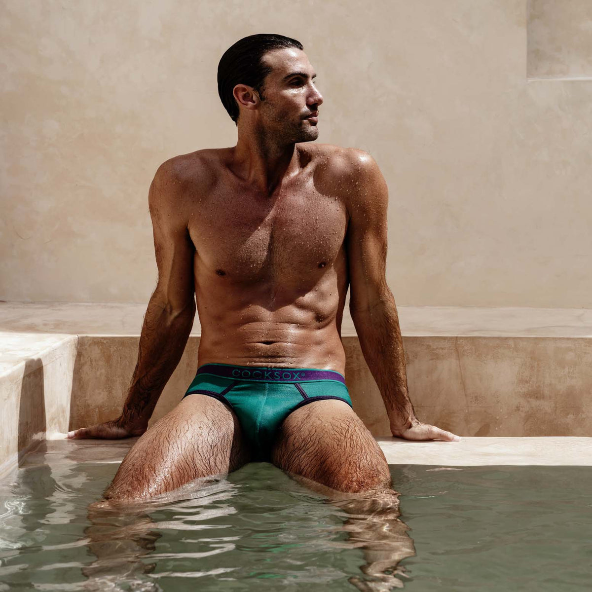Slip CockSox Canopy CX76BB Vert - Men-attitude-refonte