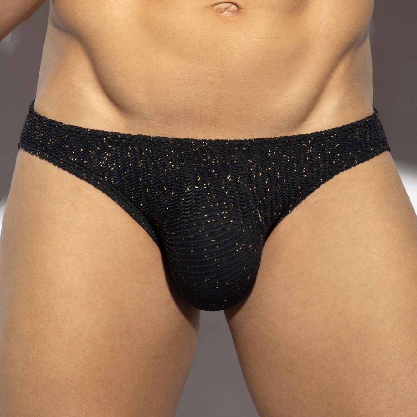 Slip Bikini ES Collection Gold Glitter UN617