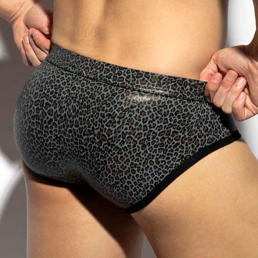 Slip ES Collection Shiny Leopard Print UN579