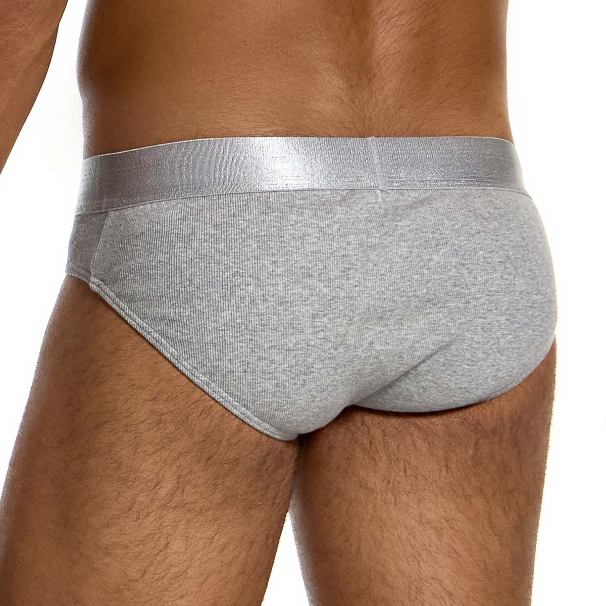 Modus Vivendi Ribbed Cotton Brief 20617 Grey