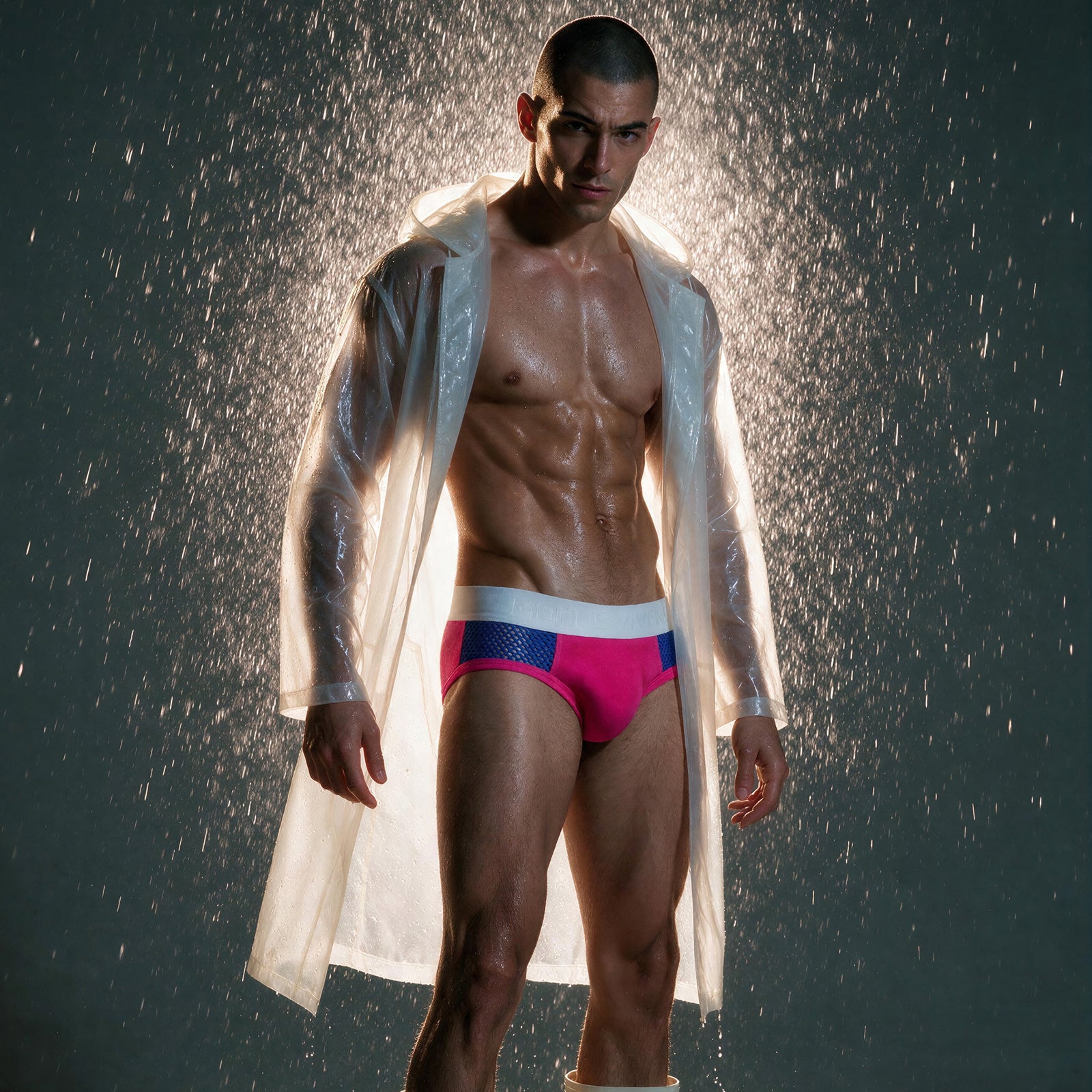 Slip Net Jersey Modus Vivendi 26617 Rose
