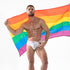 Slip Joyful Pride TOF PARIS TOF598B Blanc - Men-attitude-refonte