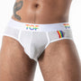 Slip Joyful Pride TOF PARIS TOF598B Blanc - Men-attitude-refonte