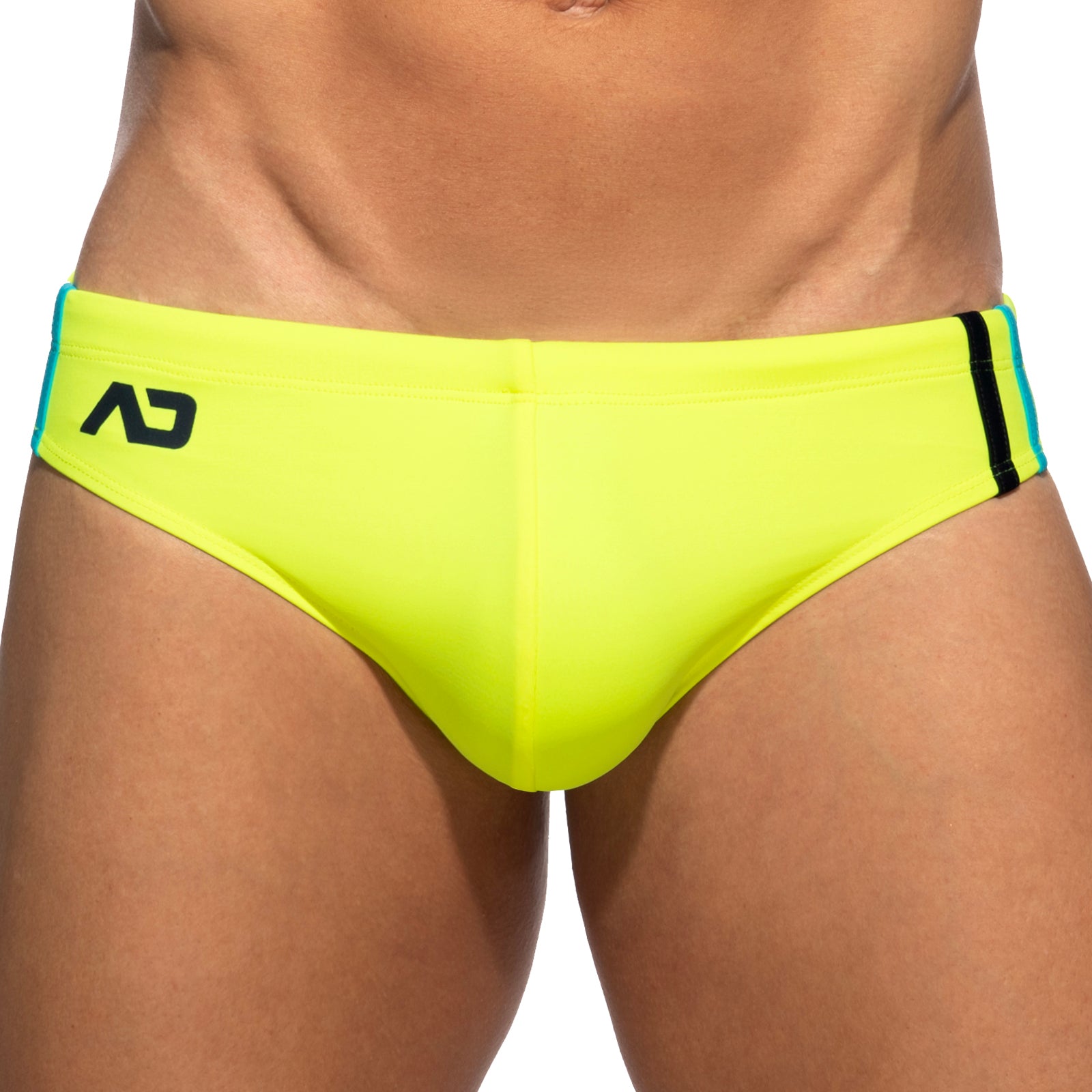 Slip de bain Addicted Low Cut Sports ADS005 Jaune