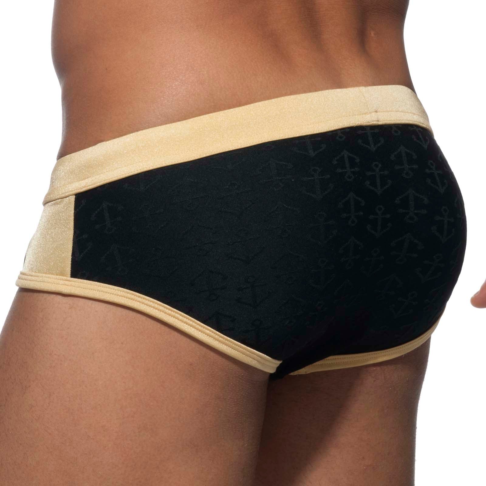 Slip de Bain Addicted Black Anchors ADS191