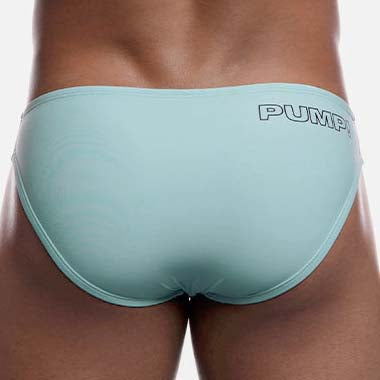 Slip de Bain Pump! Retro Teal Water Cheeky 13010