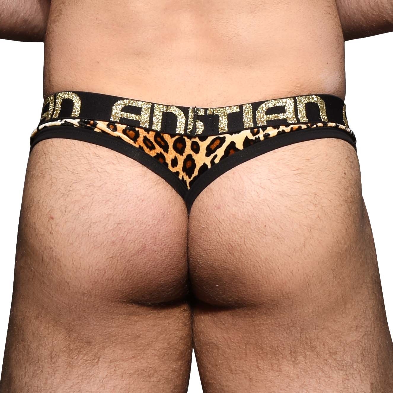String Andrew Christian Plush Leopard Almost Naked 92296