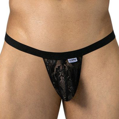 Candyman Lace Thong 95013 Black