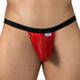 Candyman Lace Thong 95013 Red and Black
