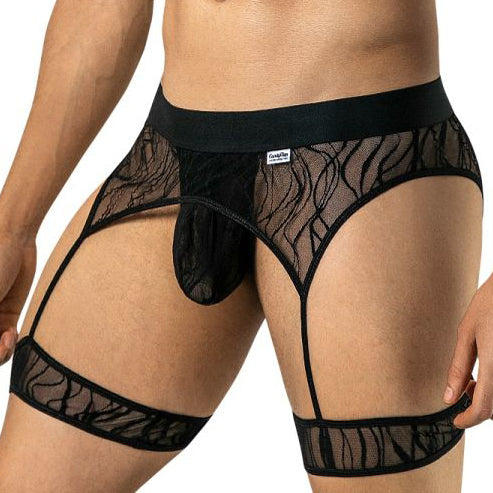 String Porte Jarretelles Garter Candyman 95014 Noir